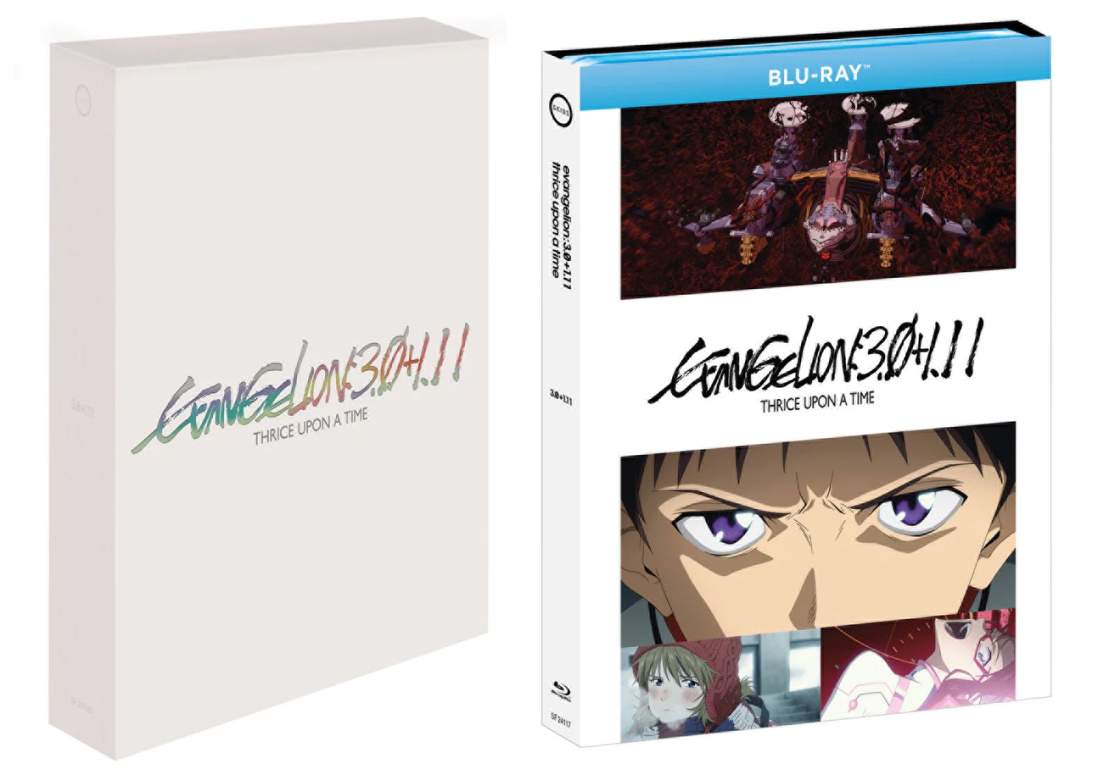 Critically Acclaimed EVANGELION:3.0+1.11 THRICE UPON A TIME Available - Evangelion: 3.0+1.0 Thrice Upon A Time Blue Ray
